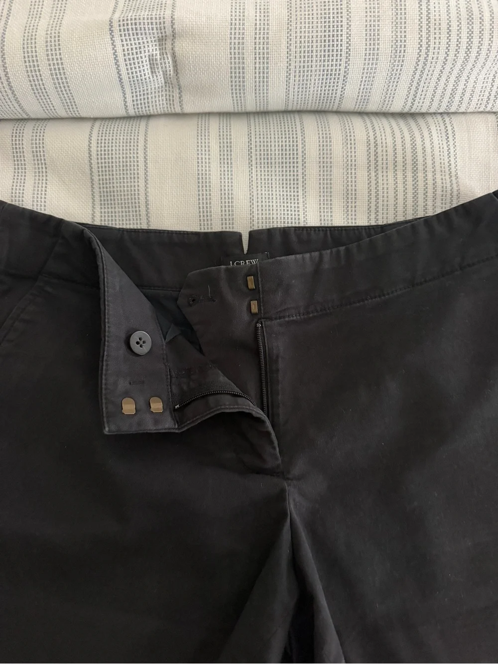J. Crew Black High-Rise Tailored Women's Shorts